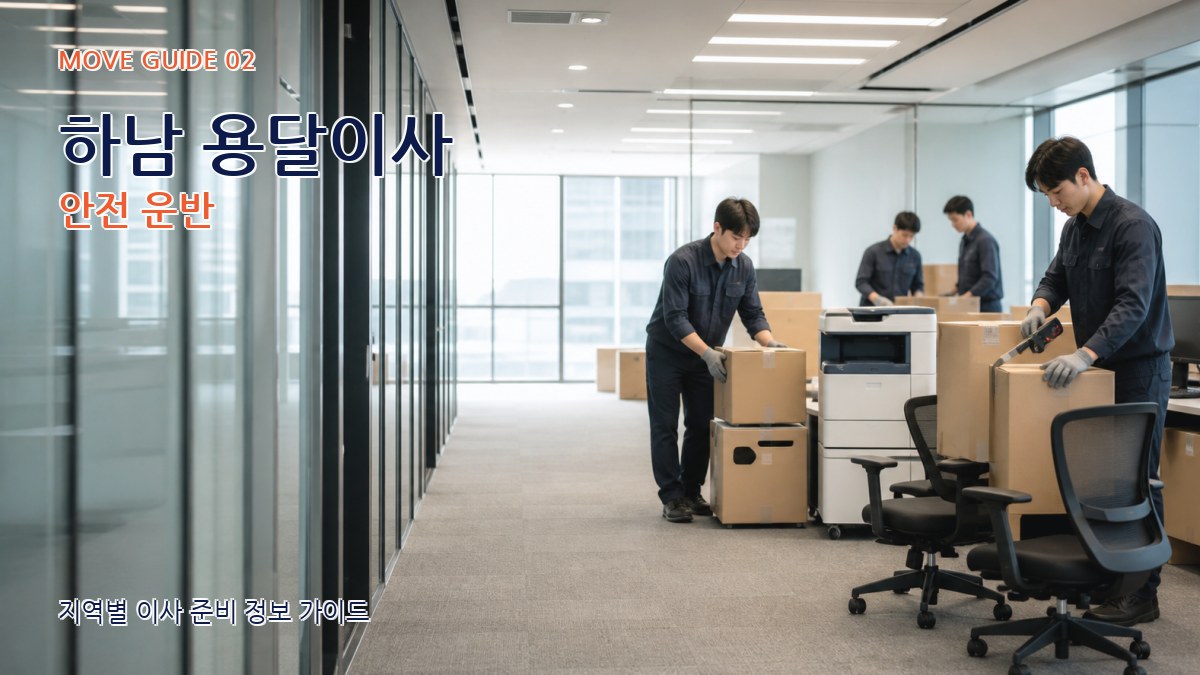 하남 용달이사 안전 운반