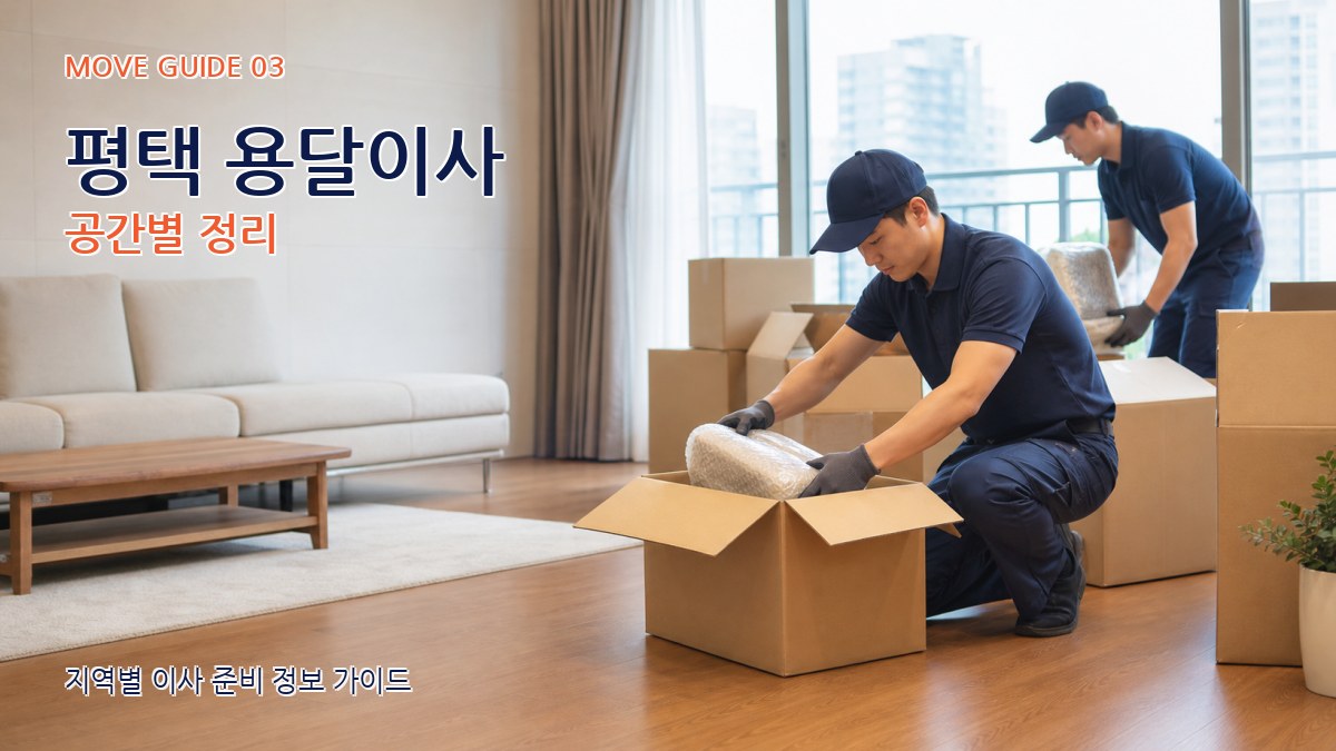 평택 용달이사 공간별 정리