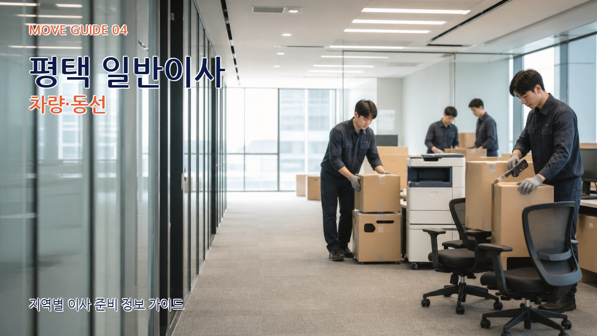 평택 일반이사 차량·동선