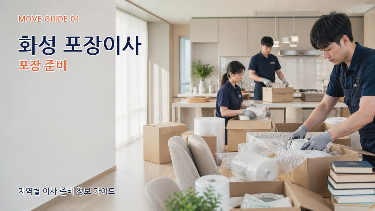 화성 포장이사