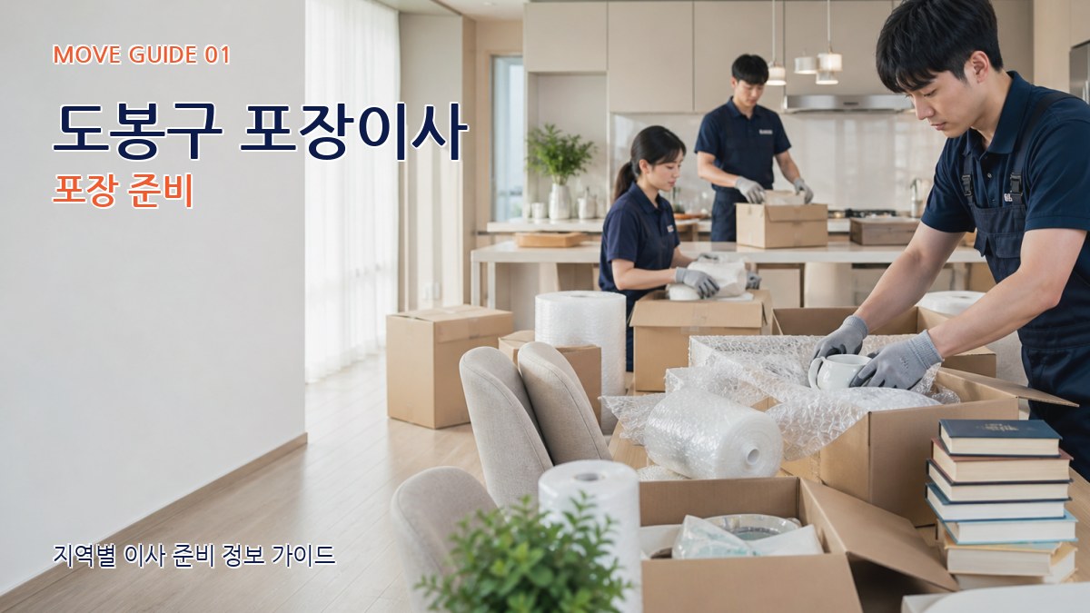 도봉구 포장이사