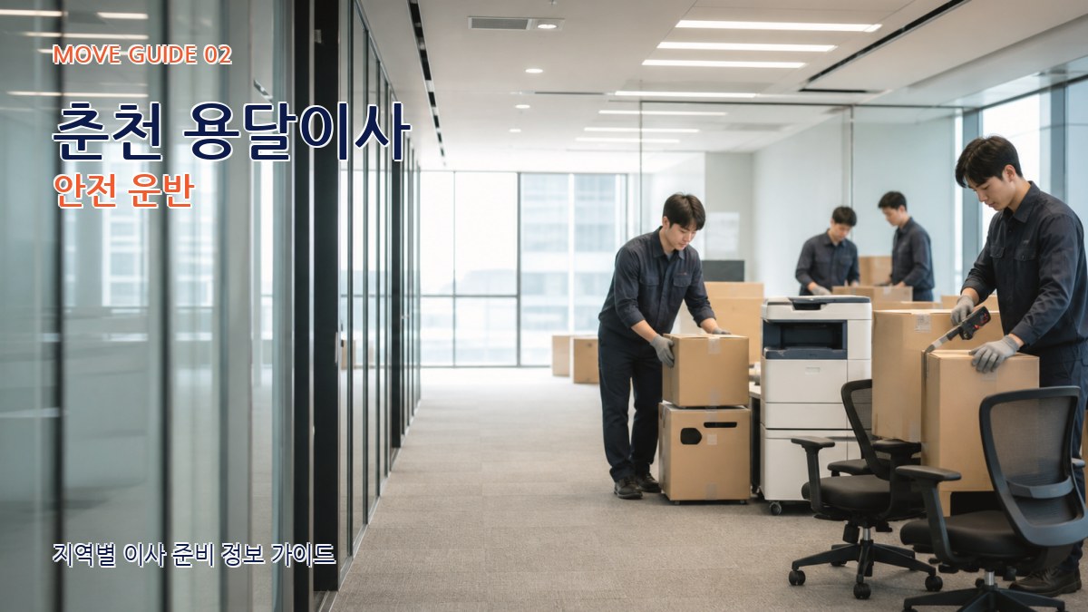 춘천 용달이사 안전 운반