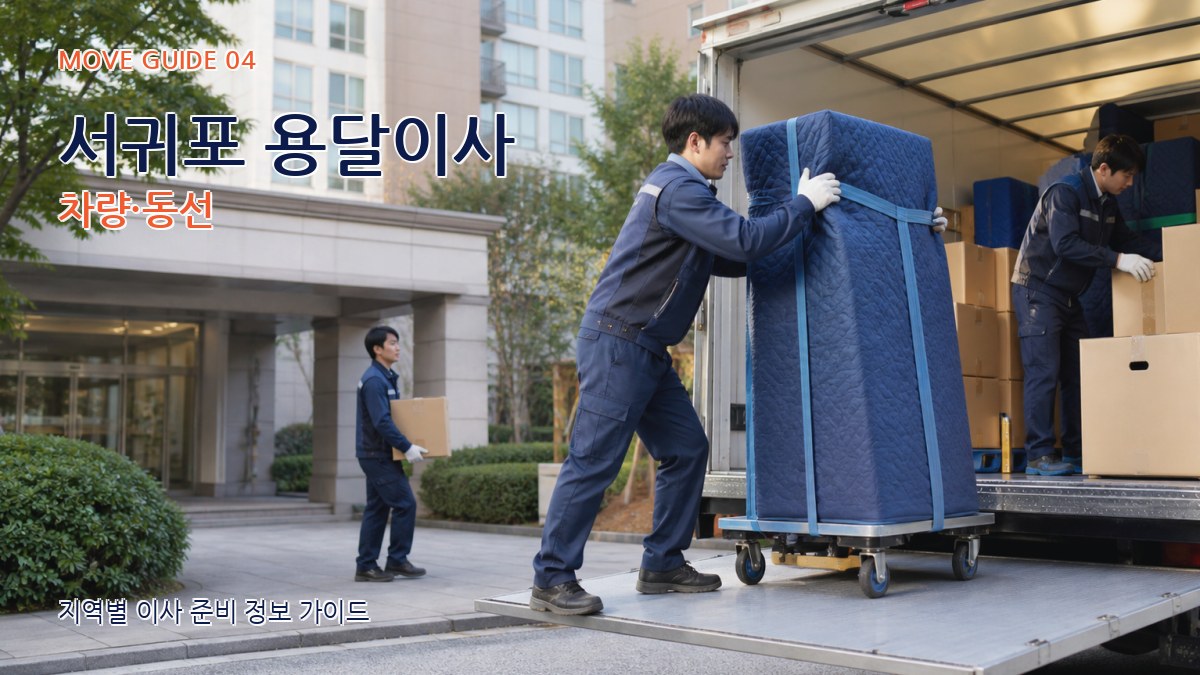 서귀포 용달이사 차량·동선