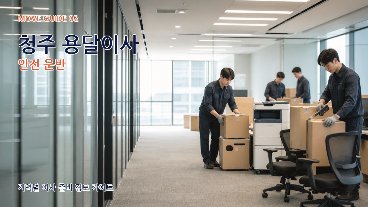 청주 용달이사 안전 운반