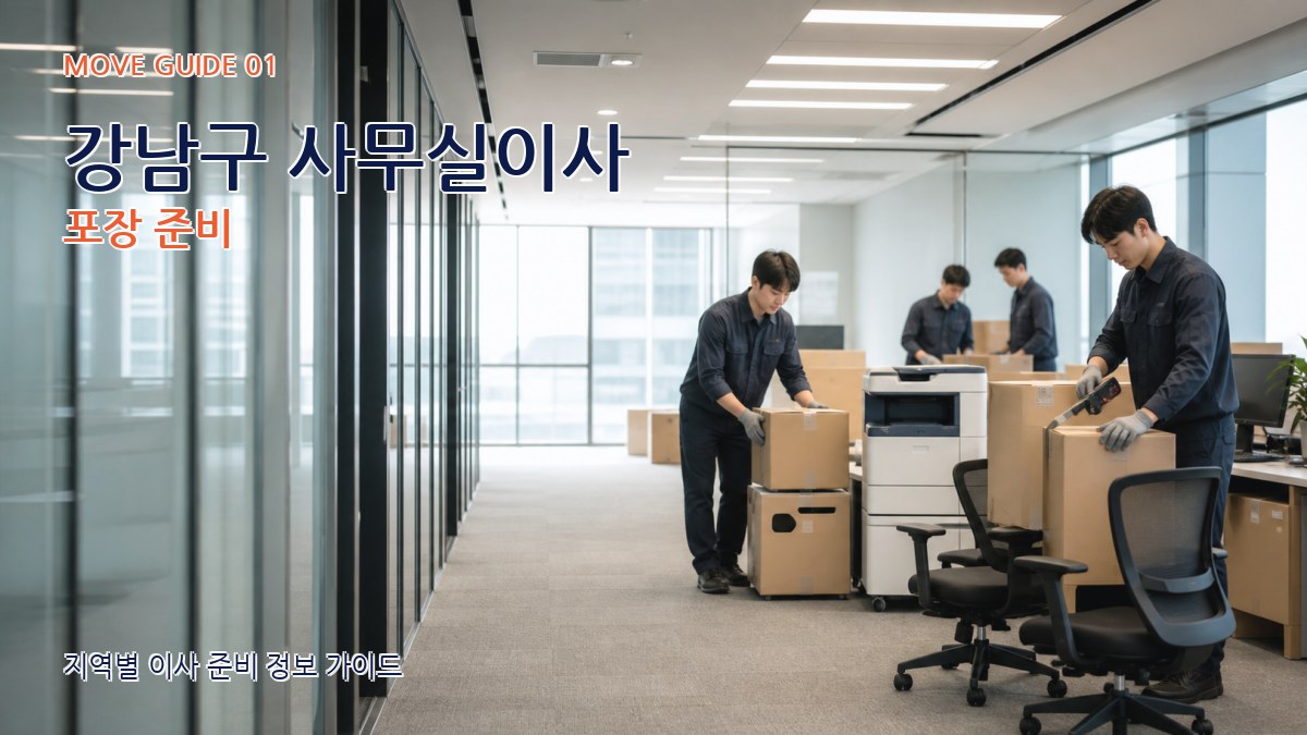 강남구 사무실이사