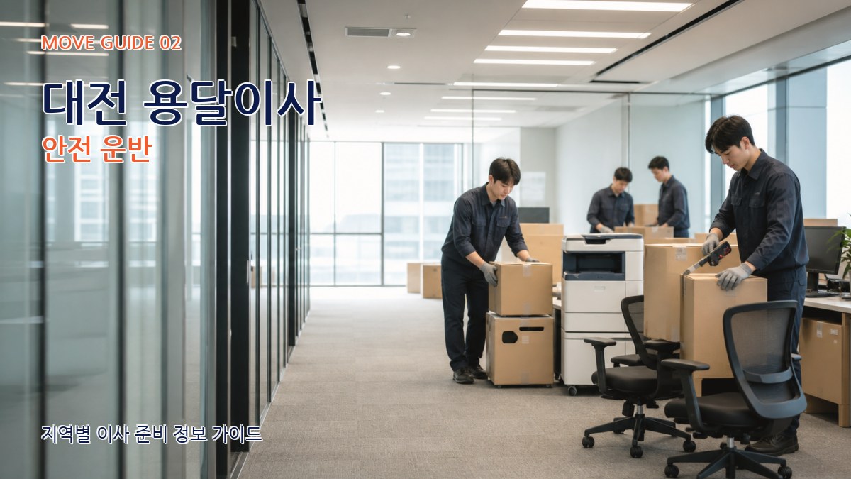 대전 용달이사 안전 운반