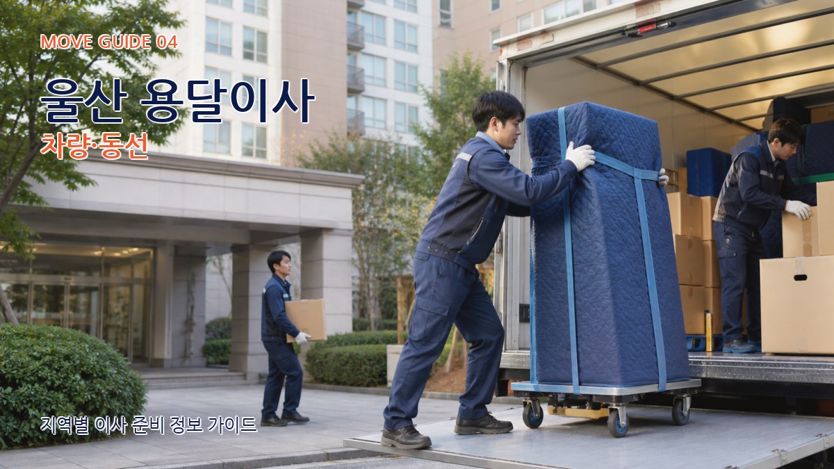 울산 용달이사 차량·동선