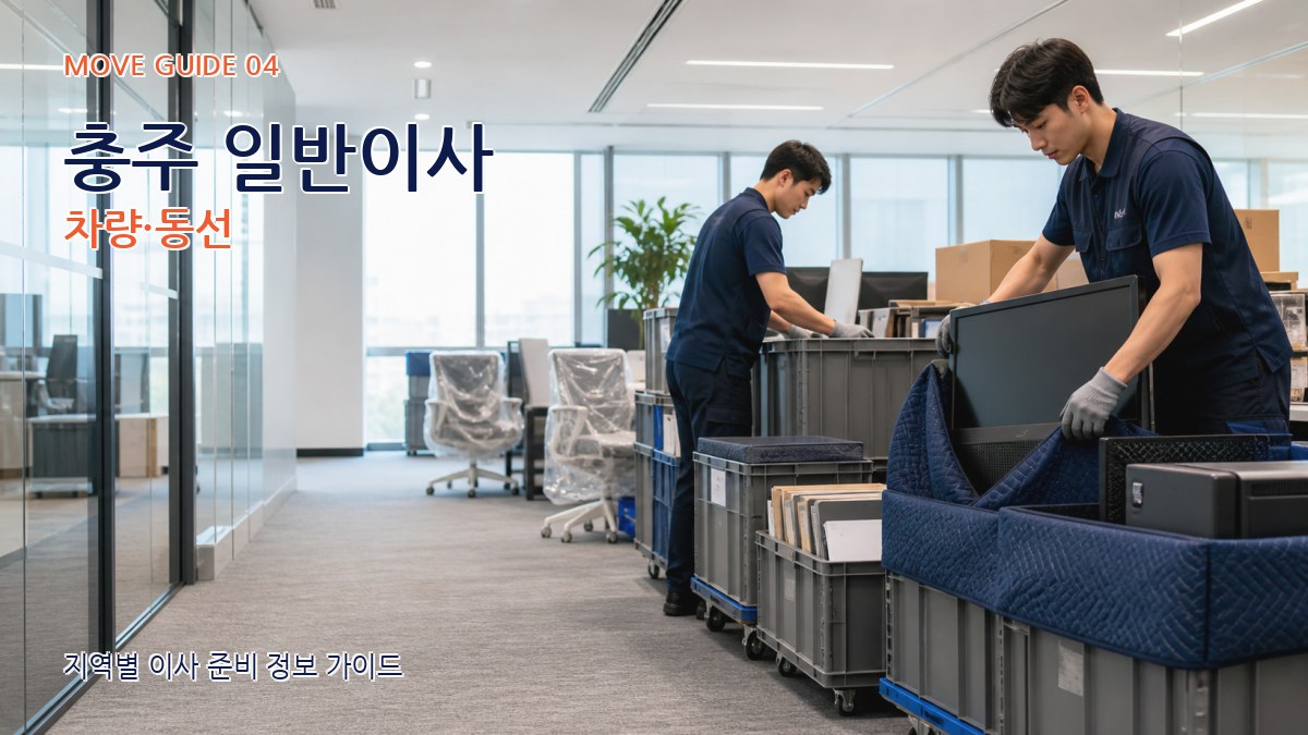 충주 일반이사 차량·동선