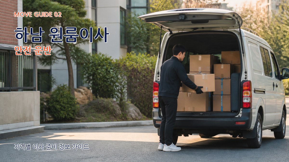 하남 원룸이사 안전 운반