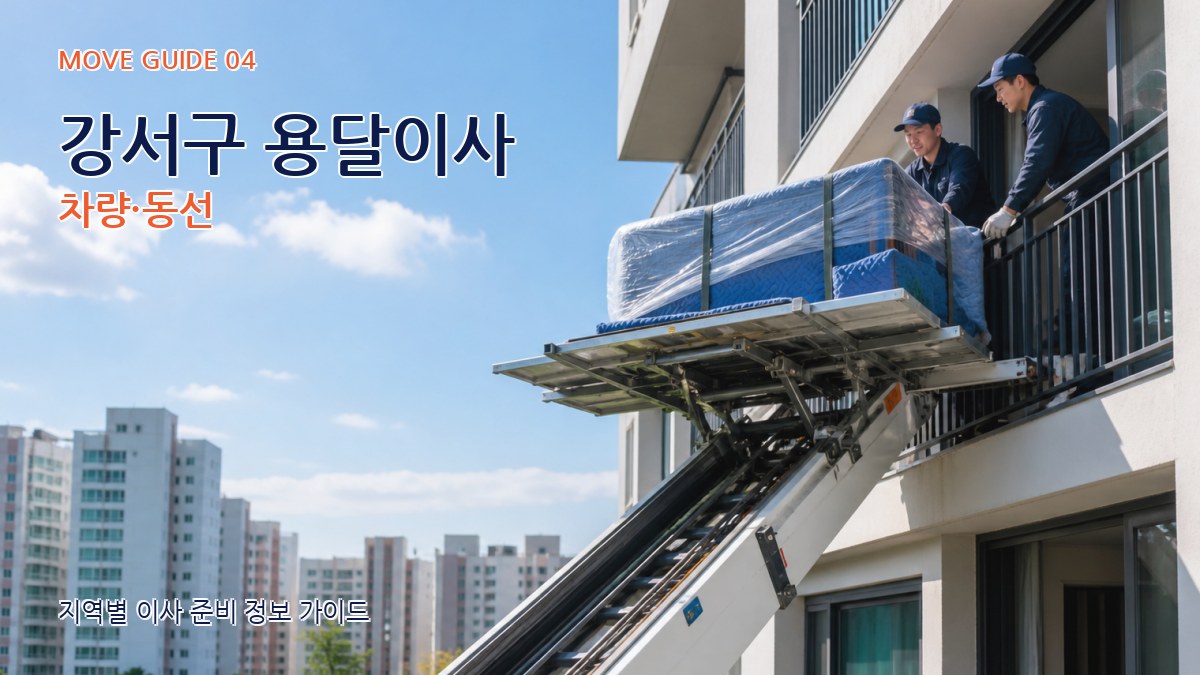 강서구 용달이사 차량·동선