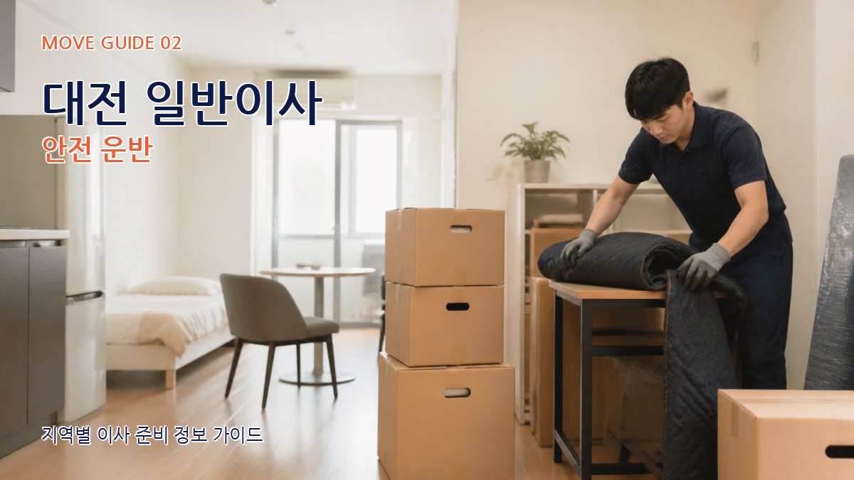 대전 일반이사 안전 운반