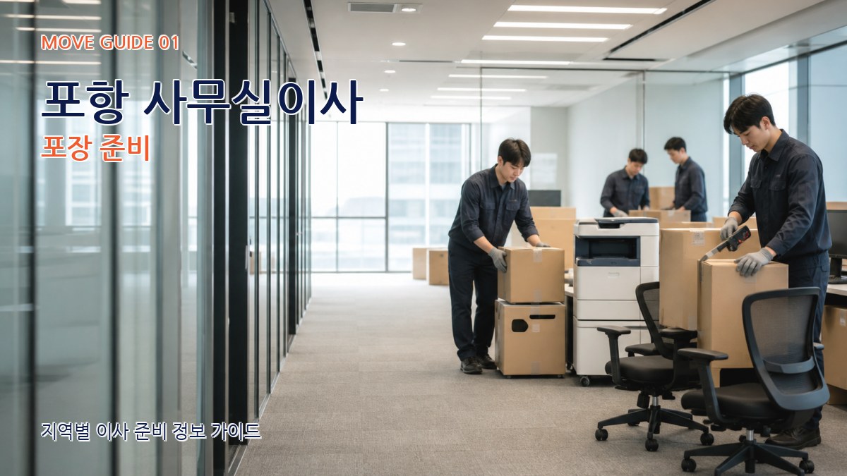 포항 사무실이사