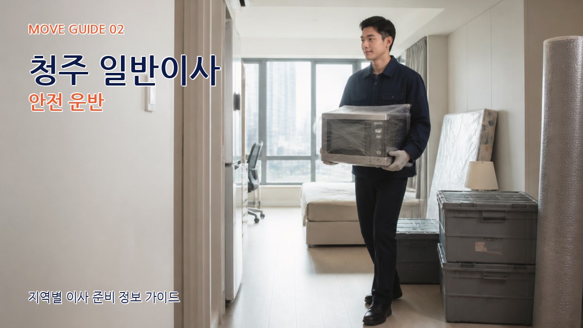 청주 일반이사 안전 운반