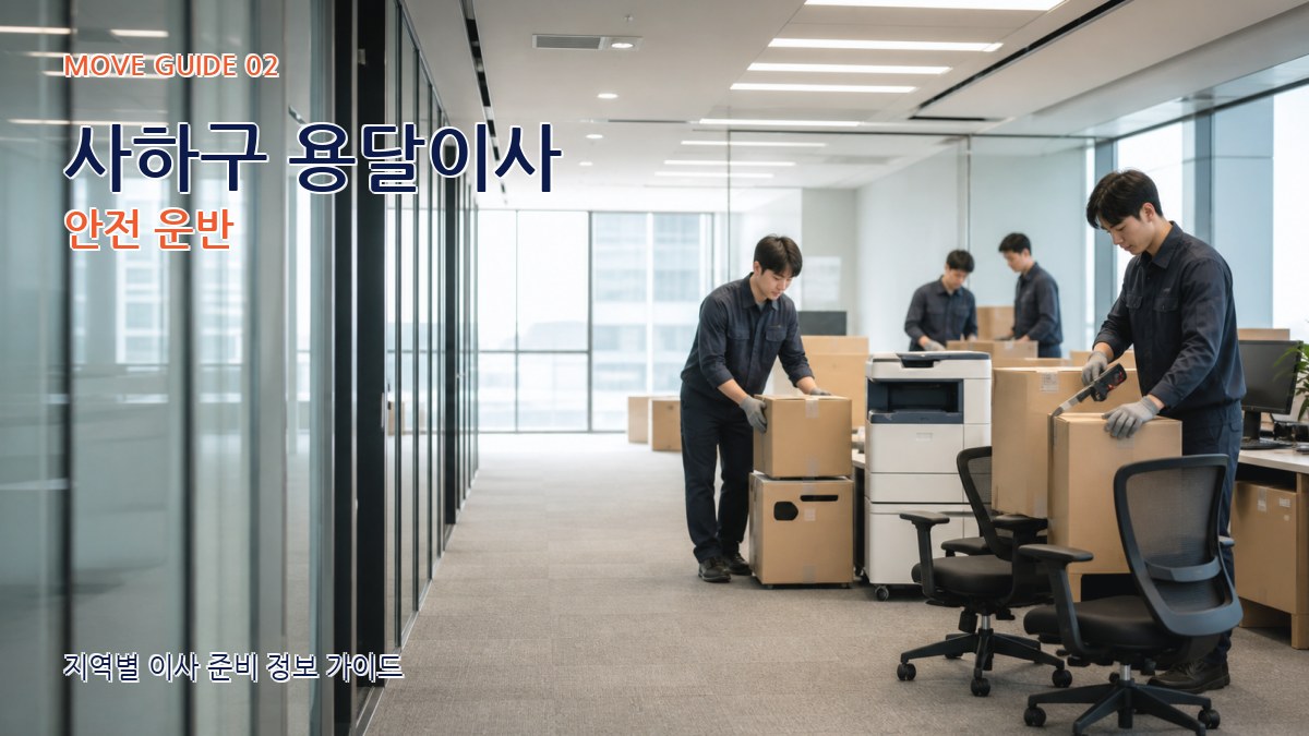 사하구 용달이사 안전 운반